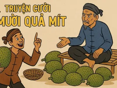 Tóm tắt Truyện cười - Mười quả mít