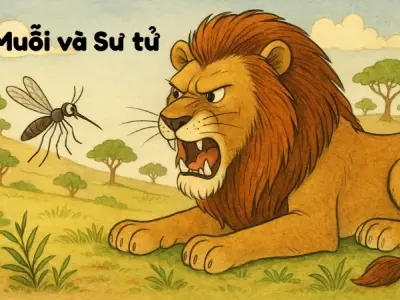 Tóm tắt Truyện ngụ ngôn - Muỗi và Sư tử ngắn gọn dễ hiểu
