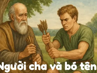 Tóm tắt Truyện ngụ ngôn - Người cha và bó tên hay nhất