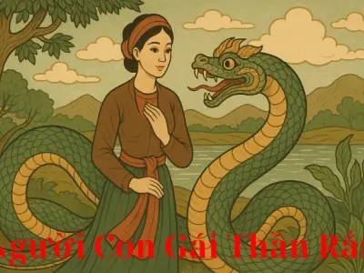 Tóm tắt truyện cổ tích Việt Nam - Người Con Gái Thần Rắn