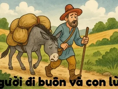 Tóm tắt truyện ngụ ngôn Người đi buôn và con lừa ngắn gọn