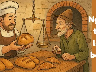 Tóm tắt Truyện ngụ ngôn - Người thợ làm bánh ngắn gọn nhất