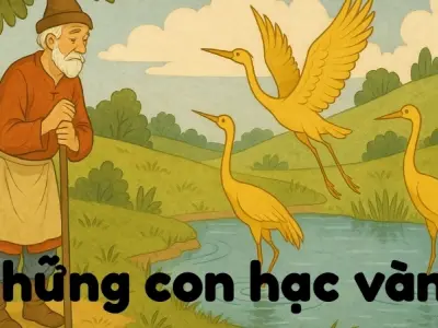 Tóm tắt Truyện ngụ ngôn - Những con hạc vàng ngắn gọn nhất