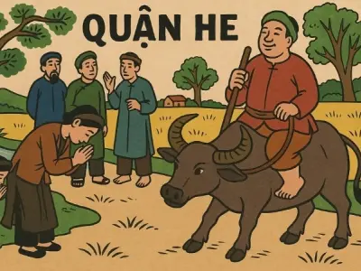 Tóm tắt Truyện dân gian - Quận He xử án người dân oan
