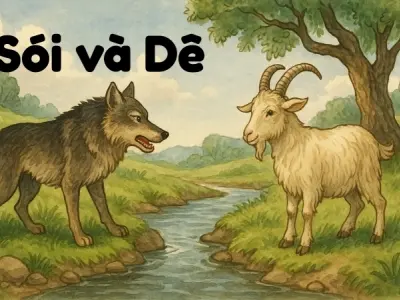 Tóm tắt Truyện ngụ ngôn - Sói và Dê bài học cảnh giác