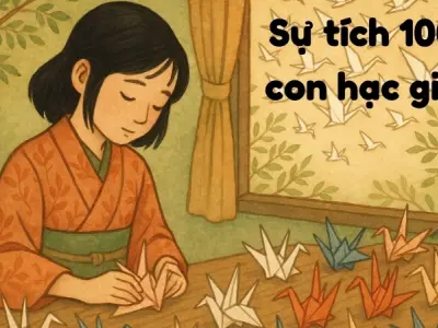 Tóm tắt truyện Sự tích 1000 con hạc giấy cảm động