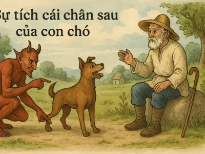 Truyện cổ tích nước ngoài - Sự tích cái chân sau chó