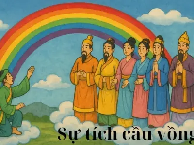 Tóm tắt truyện cổ tích Việt Nam - Sự tích cầu vồng