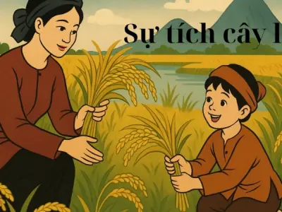 Tóm tắt truyện cổ tích Việt Nam - Sự tích cây lúa hay