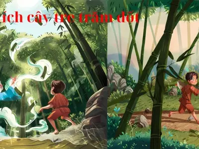 Tóm tắt truyện cổ tích Việt Nam - Sự tích cây tre trăm đốt