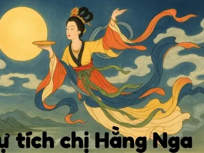 Tóm tắt truyện cổ tích nước ngoài - Sự tích chị Hằng Nga