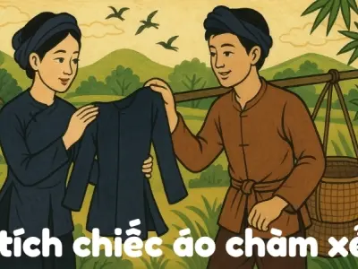Tóm tắt Truyện dân gian - Sự tích chiếc áo chàm xẻ tà