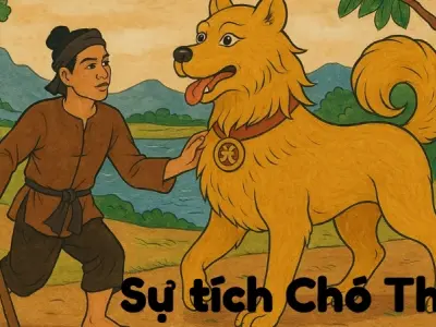 Tóm tắt truyện cổ tích Việt Nam - Sự tích Chó Thần