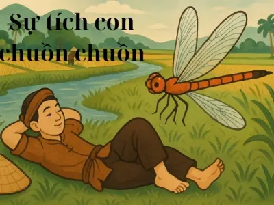 Tóm tắt truyện cổ tích Việt Nam: Sự tích con chuồn chuồn