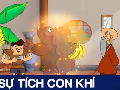 Tóm tắt truyện cổ tích Việt Nam - Sự tích con khỉ