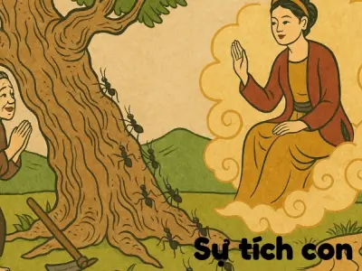 Tóm tắt truyện cổ tích Việt Nam - Sự tích con Kiến