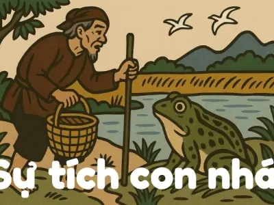 Tóm tắt Truyện dân gian - Sự tích con nhái ngắn gọn, hay nhất