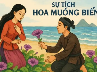 Tóm tắt truyện cổ tích Việt Nam - Sự tích hoa Muống biển