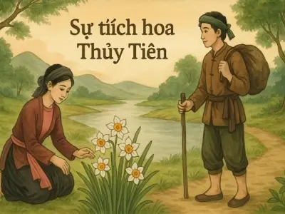 Tóm tắt truyện cổ tích Việt Nam - Sự tích hoa Thủy Tiên