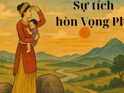 Tóm tắt truyện cổ tích Việt Nam - Sự tích hòn Vọng Phu
