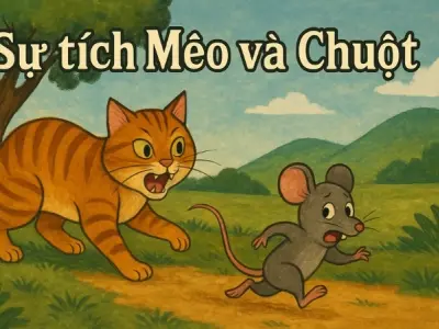 Tóm tắt truyện cổ tích - Sự tích Mèo và Chuột hay nhất