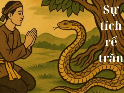 Tóm tắt truyện cổ tích Việt Nam - Sự tích Rể Trăn hay