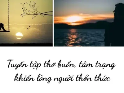 Tuyển tập thơ buồn, tâm trạng khiến lòng người thổn thức