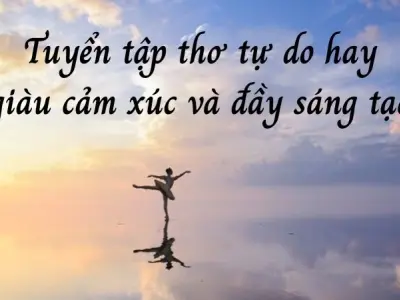 Tuyển tập thơ tự do hay, giàu cảm xúc và đầy sáng tạo