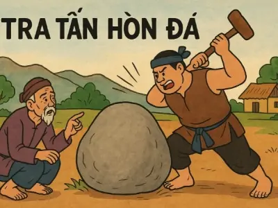 Tóm tắt truyện cổ tích Việt Nam – Tra tấn hòn đá