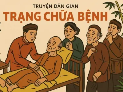 Tóm tắt Truyện dân gian - Trạng chữa bệnh đầy hài hước