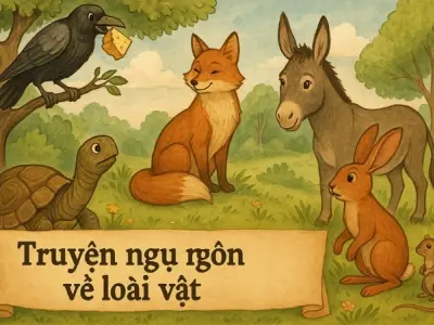 Tóm tắt Truyện ngụ ngôn - Truyện ngụ ngôn về loài vật hay nhất