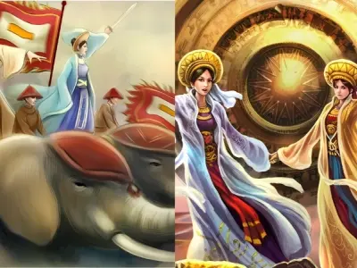 Truyện dân gian: Tóm tắt truyền thuyết Hai Bà Trưng