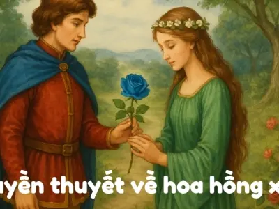 Truyền thuyết về hoa hồng xanh - Tóm tắt truyện cổ tích hay nhất