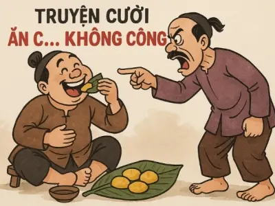 Tóm tắt Truyện cười - Ăn c… không công siêu hài hước