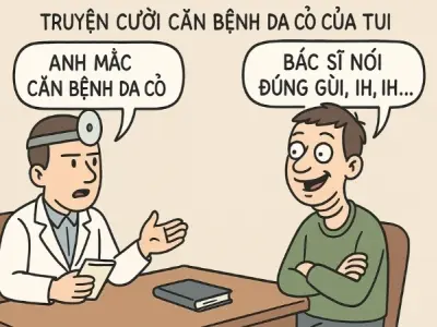 Tóm tắt Truyện cười - Căn bệnh da cổ của tui ngắn gọn nhất