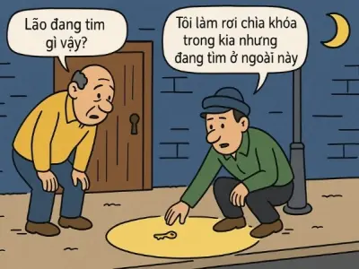 Tóm tắt Truyện cười - Chìa khóa câu chuyện nhỏ, bài học lớn
