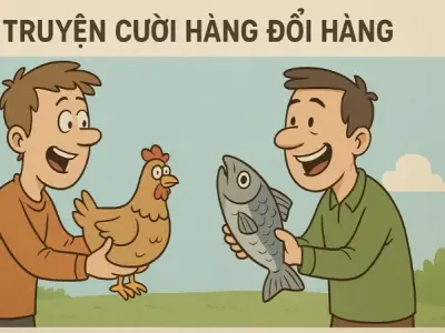 Tóm tắt Truyện cười - Hàng đổi hàng: Câu chuyện cười thấm thía