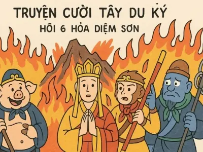 Tóm tắt Truyện cười - Tây Du Ký Chế: Hồi 6 Hỏa Diệm Sơn hấp dẫn