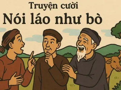Tóm tắt Truyện cười - Nói láo như bò đầy đủ và ngắn gọn
