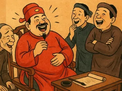 Tóm tắt Truyện cười - Quan đấy: Màn ứng xử cực hài