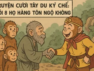 Tóm tắt Truyện cười - Tây Du Ký Chế: Hồi 8 Họ hàng Tôn Ngộ Không