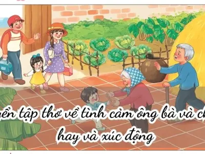 Tuyển tập thơ về tình cảm ông bà và cháu hay và xúc động