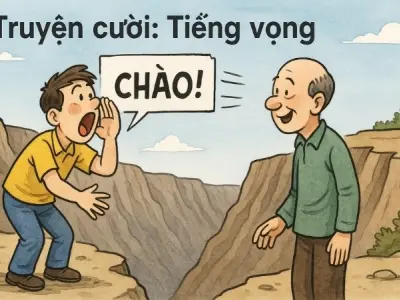 Tóm tắt Truyện cười - Tiếng vọng: Câu chuyện hài hước nhất
