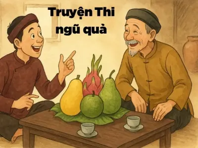 Tóm tắt Truyện cười - Truyện Thi ngũ quả ngắn gọn nhất