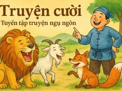 Tóm tắt Truyện cười - Tuyển tập truyện ngụ ngôn hay nhất