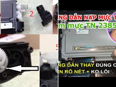 Bí Quyết Đổ Mực Máy In Brother TN-2385 Đơn Giản Tại Nhà