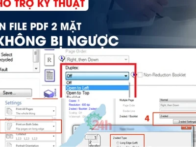 Cách In 2 Mặt Không Bị Ngược Máy Ricoh Chuẩn Xác Nhất 2026