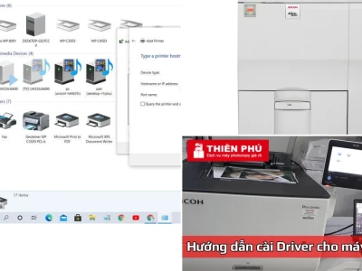 Hướng Dẫn Cài Đặt Driver Máy In Ricoh MP 7001 Đầy Đủ