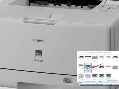 Hướng Dẫn Cài Đặt Máy In Canon LBP 8610 Cho Người Mới