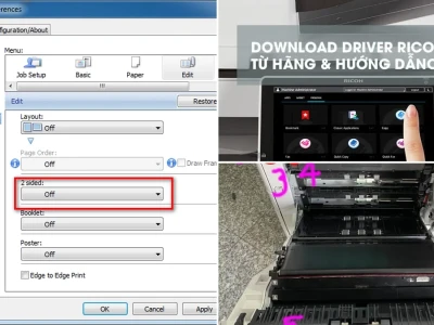 Hướng dẫn Cài Đặt Máy In Ricoh Aficio MP 5001 Chi Tiết 2026